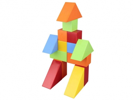 Набор из 10 геометрических фигур Pilsan Big Geometric Shapes (03-222-T), фото 2
