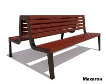 Парковая скамейка Магадан, Лиственница 1,2 м