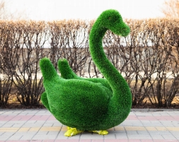 Топиари два лебедя Авелин - газон Deluxe, фото 5