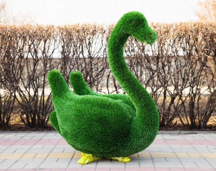 Топиари два лебедя Авелин - газон Deluxe, фото 5