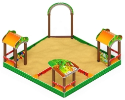 Песочный дворик Полянка - ИО 6.16.02-01, фото 1