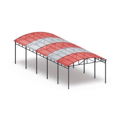 Теневой навес на 10 тренажеров - МФ 753.02 - Спорт, фото 3 Теневой навес на 10 тренажеров - МФ 753.02 - Спорт, фото 3