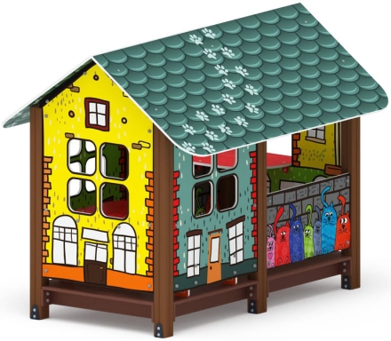 Домик с часами (Город) - МФ 10.01.09-03, фото 3