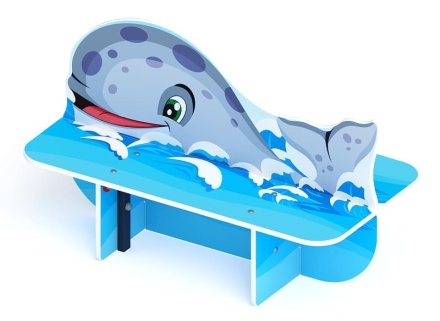 Кит - Скамейка детская - МФ 41.17.01, фото 3