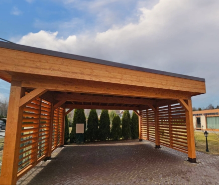 Навес односкатный МОНСОН Несущий каркас, фото 2