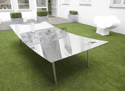 А-5100 Уличный теннисный стол изогнутый, фото 1