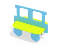 МФ 1.202 Лавочка со спинкой Вагончик