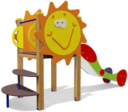 Горка Солнышко 08312 H=1000 для детской площадки, фото 1