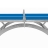 Теннисный стол DONIC OUTDOOR SKY синий (три короба)