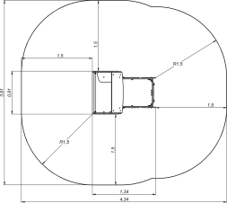 Игровой макет Паровоз ДС004 для детской площадки, фото 4