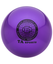 Мяч для художественной гимнастики RGB-101, 19 см, фиолетовый Мяч для художественной гимнастики RGB-101, 19 см, фиолетовый