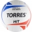 Мяч вол. &quot;TORRES Hit&quot; арт.V30055, р.5, синт.кожа (ПУ), клееный, бут.кам, бело-красно-синий