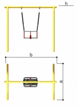 Качели Малыш Romana 108.59.00 для детской площадки
