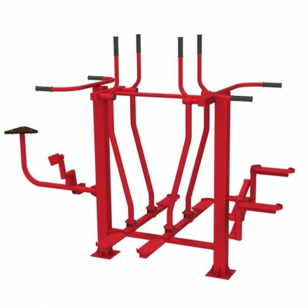 Уличный тренажер &quot; Лыжники + Велосипед + Степпер&quot;, фото 2