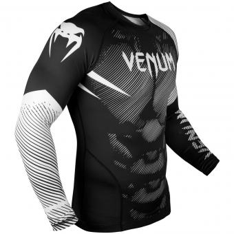 Рашгард Venum NoGi 2.0 Black/White L/S, фото 2