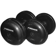 Гантели фиксированные обрезиненные в сборе FOREMAN FP/RUB-EPR/5KG, пара
