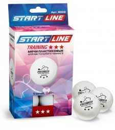 Мячи Start line Training 3* (6 мячей в упаковке)