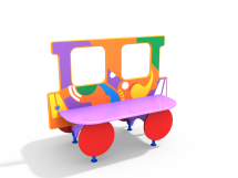 МФ 1.2021 Лавочка Вагончик Граффити