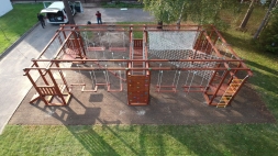 Детский веревочный парк 9 этапов (без страховки), фото 9