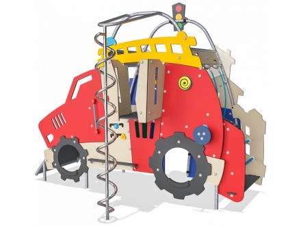 МФ 8.104.11 Домик двухстороний трактор и избушка, фото 1