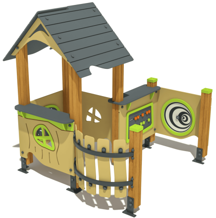 Домик МК тип 2 для детской площадки, фото 1