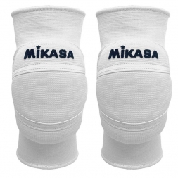 Наколенники волейбольные &quot;MIKASA&quot;, размер L, хлопок, эластичная микрофибра, пена ЭВА, белый
