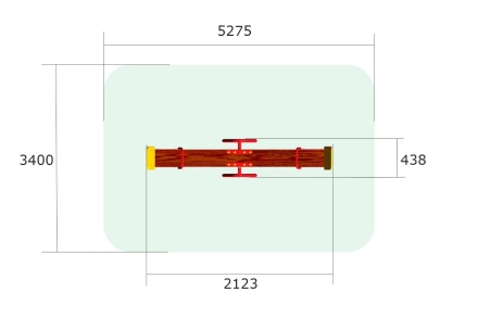 Качалка-балансир Малая КЧ097 для детской площадки, фото 2