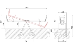 Качалка-балансир Малая КЧ097 для детской площадки, фото 3