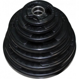 Диск обрезиненный ZSO черный &quot;3 HANDLE&quot; D-51, 20 кг, фото 2