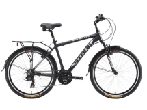 Велосипед Stark'16 Satellite черный/серый 18&quot;