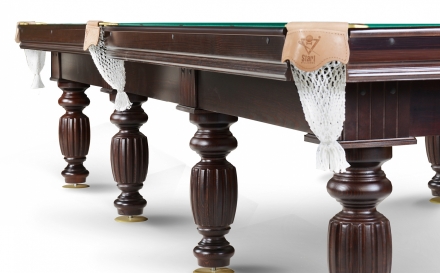 Бильярдный стол - Домашний Люкс 10 Футов, Русская пирамида, PBS 40 мм, фото 4