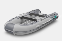 Gladiator RIB 380 AL Светло-темносерый моторная лодка ПВХ Жесткое дно (морской алюминий), киль
