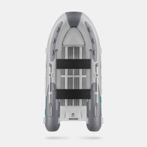 Gladiator RIB 380 AL Светло-темносерый моторная лодка ПВХ Жесткое дно (морской алюминий), киль