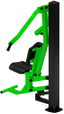 Жим от груди (зеленый) - Уличный тренажер - СТ 006-12.И1, фото 3