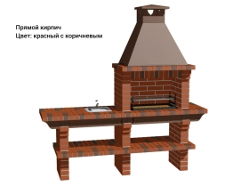 Печь Аристократ 704 Прямоугольный кирпич коричневый, фото 10
