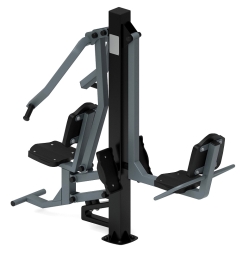 Жим ногами + жим от груди (серый) - Уличный тренажер - СТ 037-13, фото 3