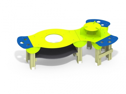 МФ 8.201.01 Столик для игры с песком нерж, фото 1