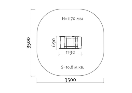 Качели-балансир на пружине Зебра 04514 для детской площадки, фото 3