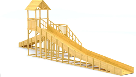 Зимняя горка Савушка Зима Wood 9, фото 3
