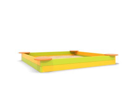 Песочница Опушка 2200х2200мм для детской площадки, фото 2