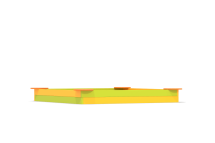 Песочница Опушка 2200х2200мм для детской площадки