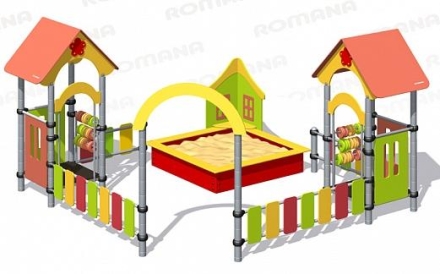 Песочный дворик Romana 109.05.00 для детской площадки, фото 1