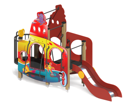 Игровой комплекс Подводная лодка ИО-32.1 для детской площадки, фото 1