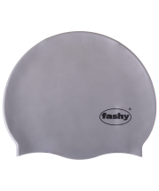 Шапочка для плавания Silicone 3040-12, силикон, серый