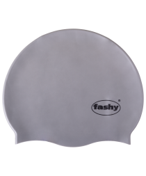 Шапочка для плавания Silicone 3040-12, силикон, серый, фото 2