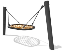 Качели Гнездо 040311 с подвесом металлические для детской площадки