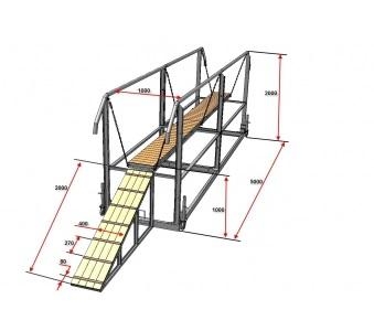 Подвесной мост спортивный, фото 1