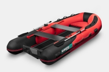 Gladiator RIB 380 AL Красно-черный моторная лодка ПВХ Жесткое дно (морской алюминий), киль