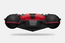 Gladiator RIB 380 AL Красно-черный моторная лодка ПВХ Жесткое дно (морской алюминий), киль