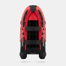 Gladiator RIB 380 AL Красно-черный моторная лодка ПВХ Жесткое дно (морской алюминий), киль